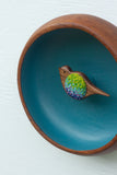 Embroidered Songbird | Dreamy Blue
