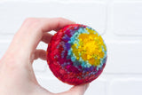 Mini Puff Sculpture | Rainbow (Red)