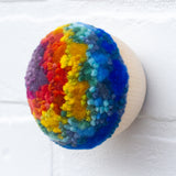 Mini Puff Sculpture | Rainbow (Blue)