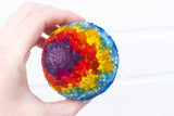 Mini Puff Sculpture | Rainbow (Blue)