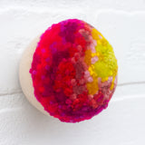 Mini Puff Sculpture | Hot Pink