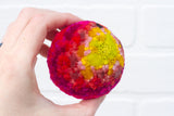 Mini Puff Sculpture | Hot Pink