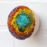 Mini Puff Sculpture | Rainbow (Blue)