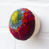 Mini Puff Sculpture | Moody Green + Orange