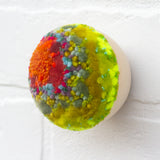 Mini Puff Sculpture | Orange + Green