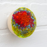Mini Puff Sculpture | Orange + Green