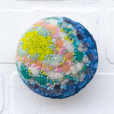 Midi Puff Sculpture in Olive Wood Frame | Chartreuse Pop