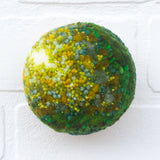 Midi Puff Sculpture in Olive Wood Frame | Mossy