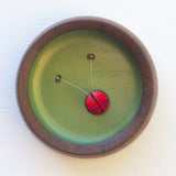 Embroidered Ladybug | Shimmery Green