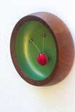 Embroidered Ladybug | Shimmery Green