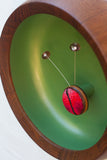 Embroidered Ladybug | Shimmery Green