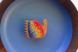 Embroidered Bird | Periwinkle
