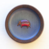 Embroidered Armadillo | Dusty Periwinkle