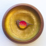Embroidered Songbird | Golden Glow