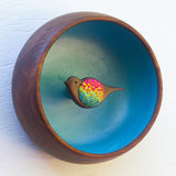 Embroidered Songbird | Tropical Rainbow