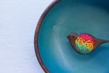 Embroidered Songbird | Tropical Rainbow