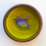 Embroidered Hummingbird | Golden Chartreuse