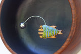 Embroidered Angler Fish | Purple Stripes