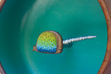 Embroidered Narwhal | Turquoise