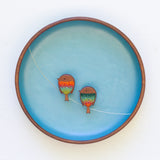 Two Birds on a Wire | Green + Orange