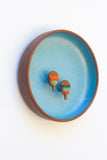 Two Birds on a Wire | Green + Orange