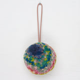 Mini Puff Ornament | Navy Pop