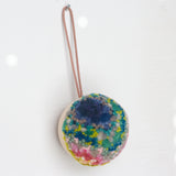 Mini Puff Ornament | Navy Pop