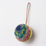 Mini Puff Ornament | Navy Pop
