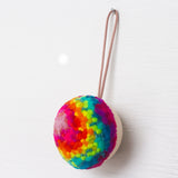 Mini Puff Ornament | Neon Rainbow (2)