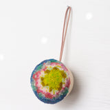 Mini Puff Ornament | Chartreuse Pop
