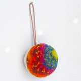 Mini Puff Ornament | Lime + Orange