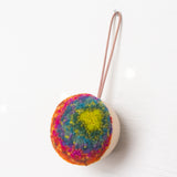Mini Puff Ornament | Lime + Orange
