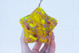 Star Puff Ornament | Yellow + Pink