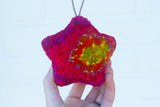 Star Puff Ornament | Hot Pink