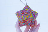 Star Puff Ornament | Pink Confetti