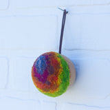 Mini Puff Ornament | Bright Rainbow