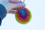 Mini Puff Ornament | Bright Rainbow