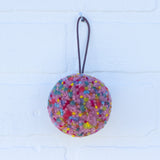 Mini Puff Ornament | Pink Confetti