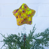 Star Puff Tree Topper | Yellow + Pink