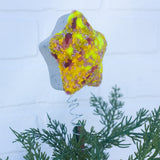 Star Puff Tree Topper | Yellow + Pink