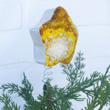 Star Puff Tree Topper | White + Yellow (2)