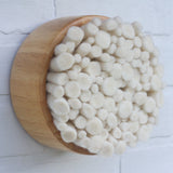 Felted Puff in Vintage Maple | Neutral
