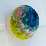 Mini Puff Sculpture | Navy Pop