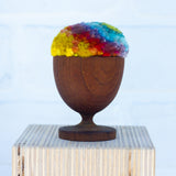 Vintage Egg Cup Puff | Rainbow