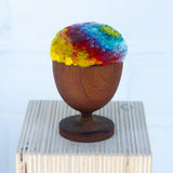 Vintage Egg Cup Puff | Rainbow