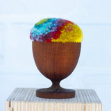 Vintage Egg Cup Puff | Rainbow