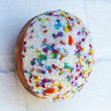 Midi Puff Sculpture in Olive Wood Frame | Confetti