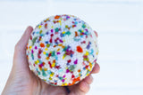 Midi Puff Sculpture in Olive Wood Frame | Confetti