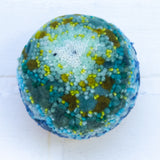 Midi Puff Sculpture in Olive Wood Frame | Lichen