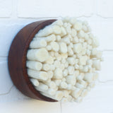 Felted Puff in Vintage Teak | Neutral